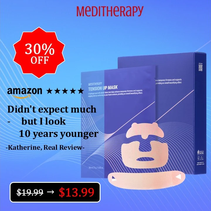 [30% OFF] Only $13.99 – Tension Up Mask (5ea)