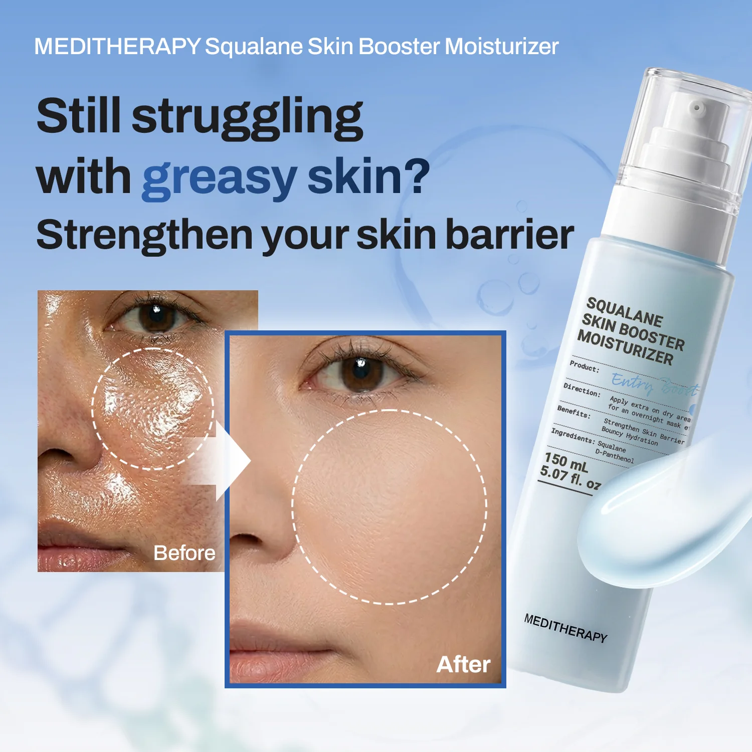 [Amazon's Choice] Squalane Moisturizer - Barrier Repair & Glow