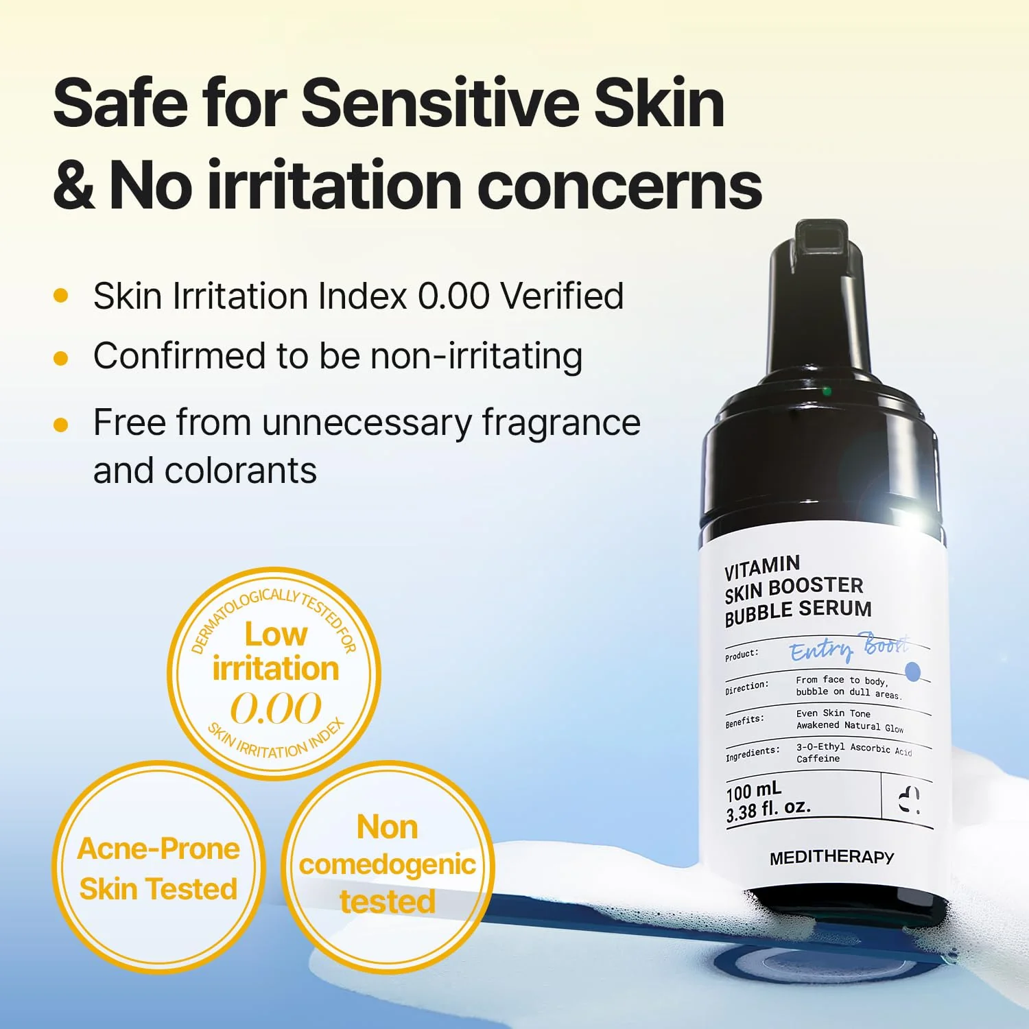 [Amazon | New drop] Vitamin Skin Booster Bubble Serum – Non-Irritating Gentle Daily Brightening - Image 9